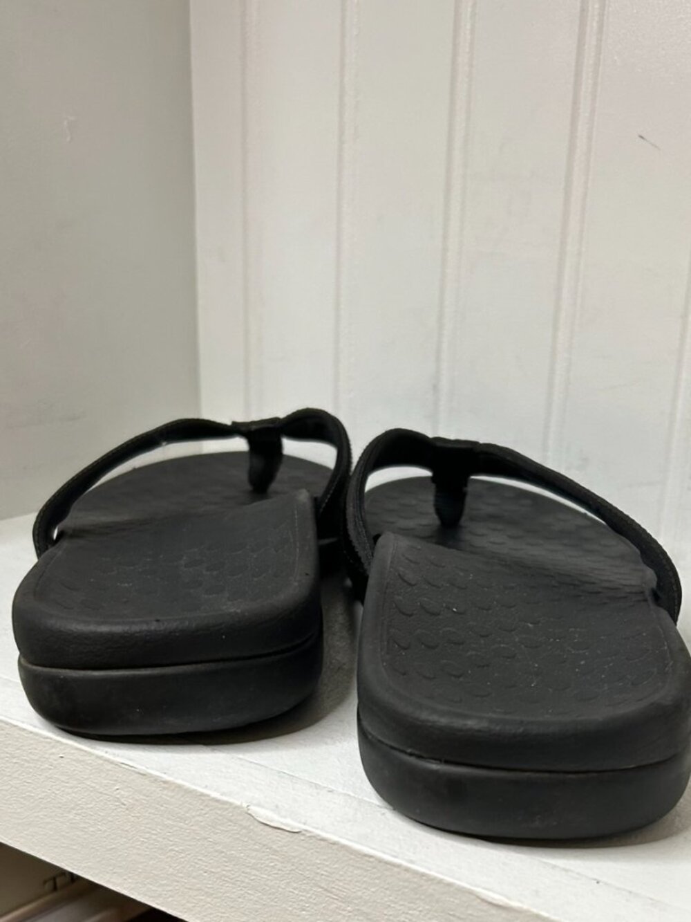 Women’s Vionic Tide II Toe Post Thong Sandals Black Size 9 - Picture 2 of 7